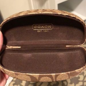 Coach glasses case